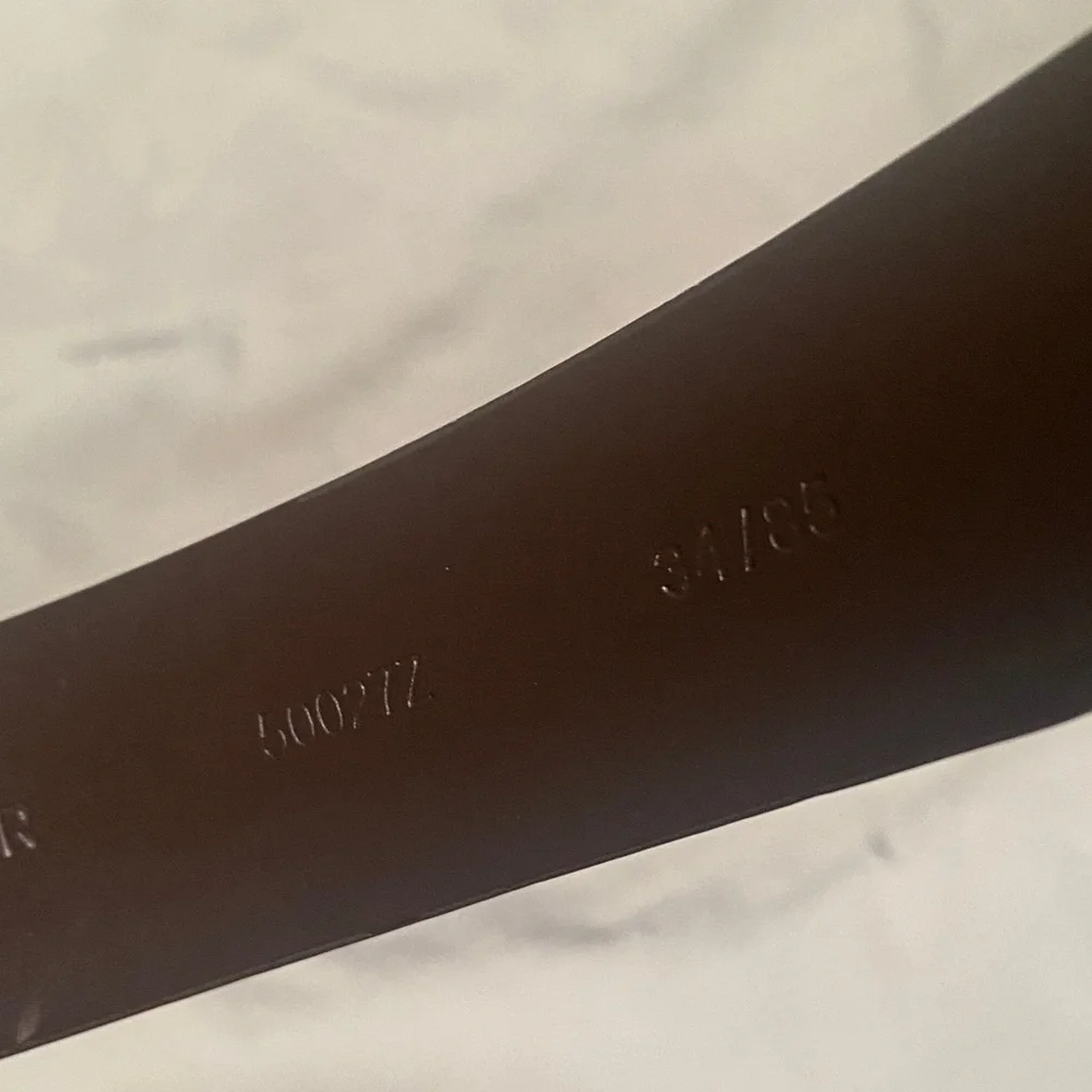 Brown Leather Belt Classic Versatile Casual Office Career Practical